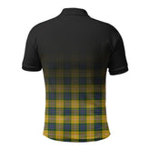 Fraser (of Lovat) Yellow Tartan Crest Polo Shirt - Thistle Black Style